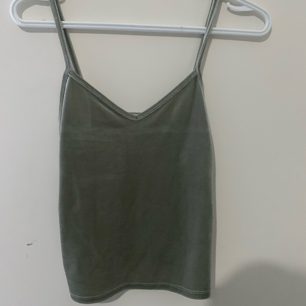 Garage small velvet green-grey shirt